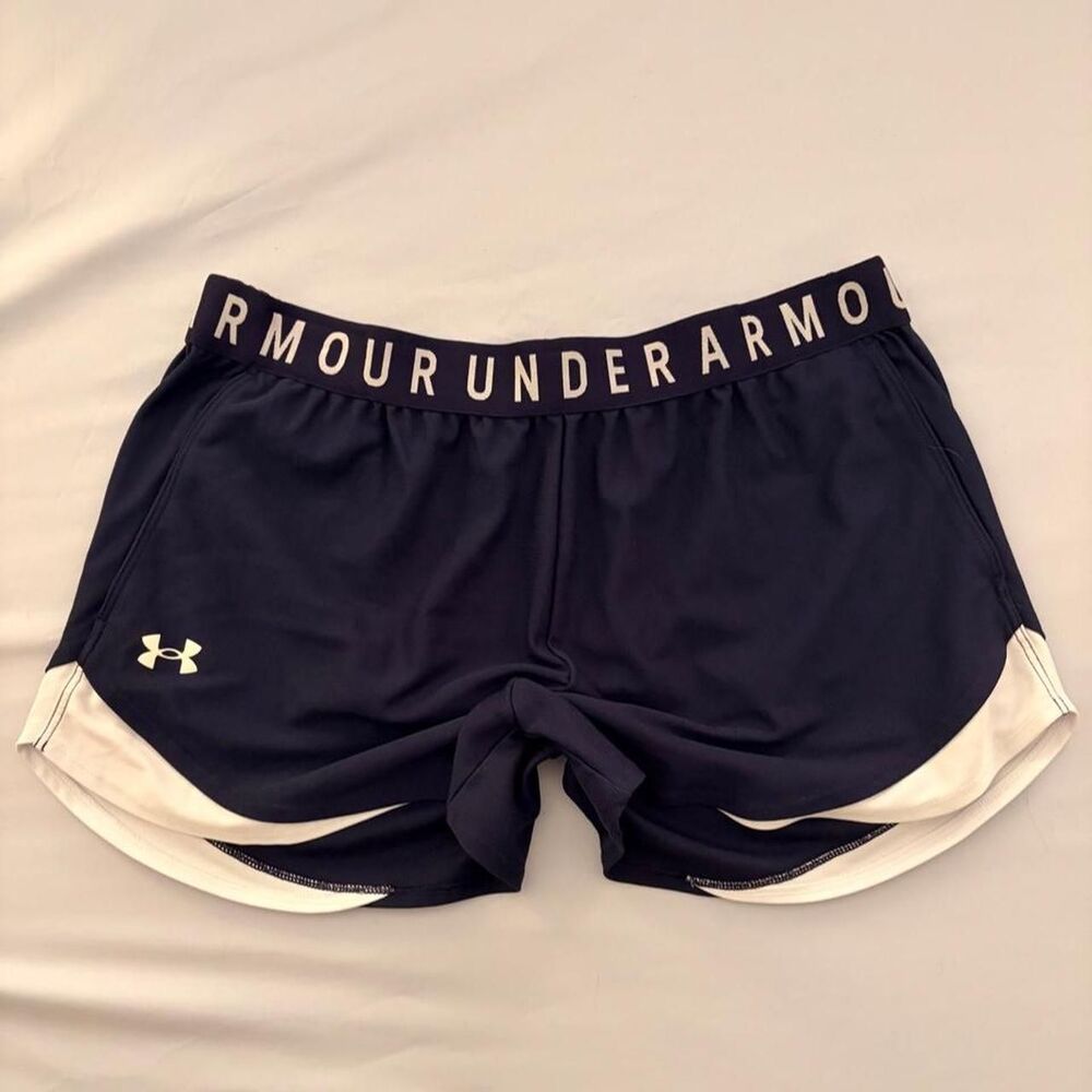 Under-armour Women's Navy and Blue Shorts